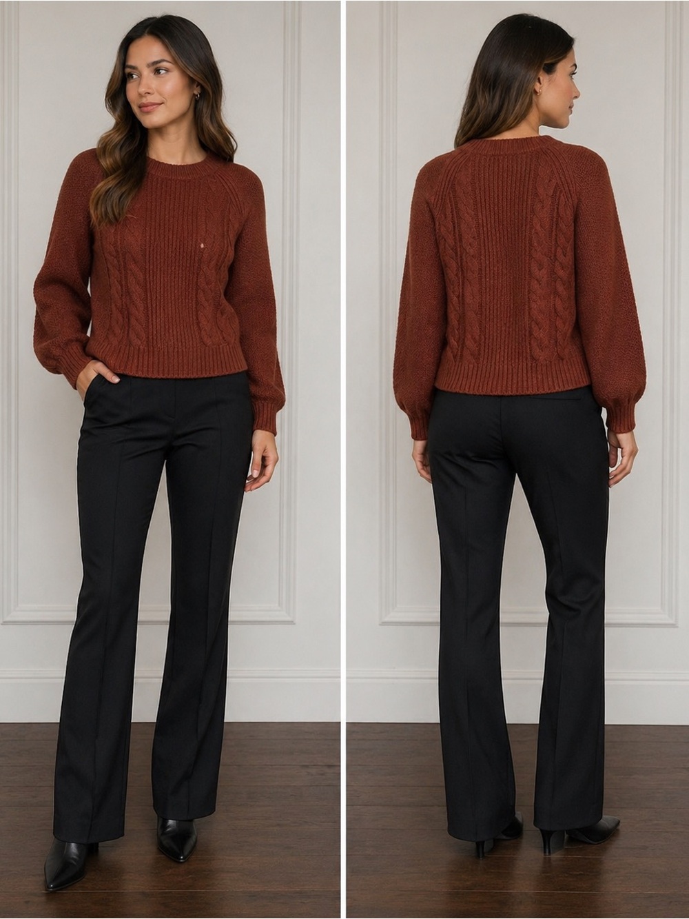 American Eagle Cable Knit Sweater.